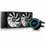 COOLER DeepCool CPU universal. cu LICHID. soc LGA2011(3)/1366/115x & FMx/AM4/AM3x/AM2x - GAMMAXX L240T BLUE